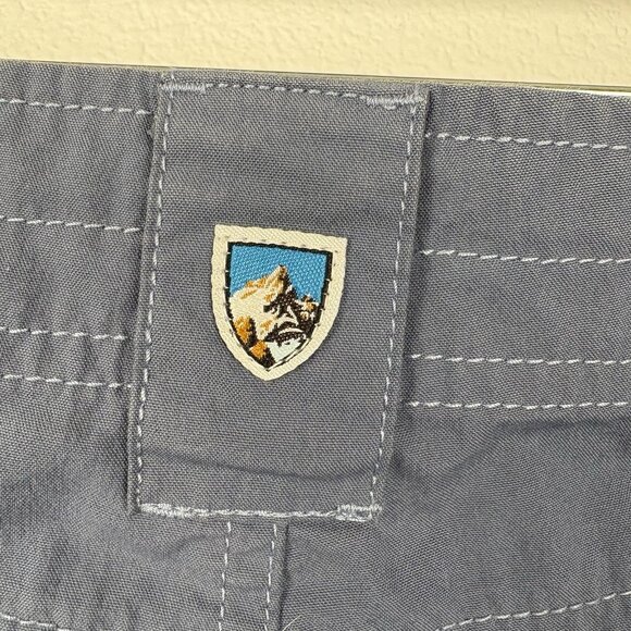 Kuhl Pants Womens 8 Gray Mid Rise Born In The Mountains Hiking Comfy Capri - Picture 5 of 7